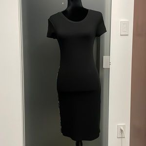 Armani Exchange bodycon dress with AX logo on both sides